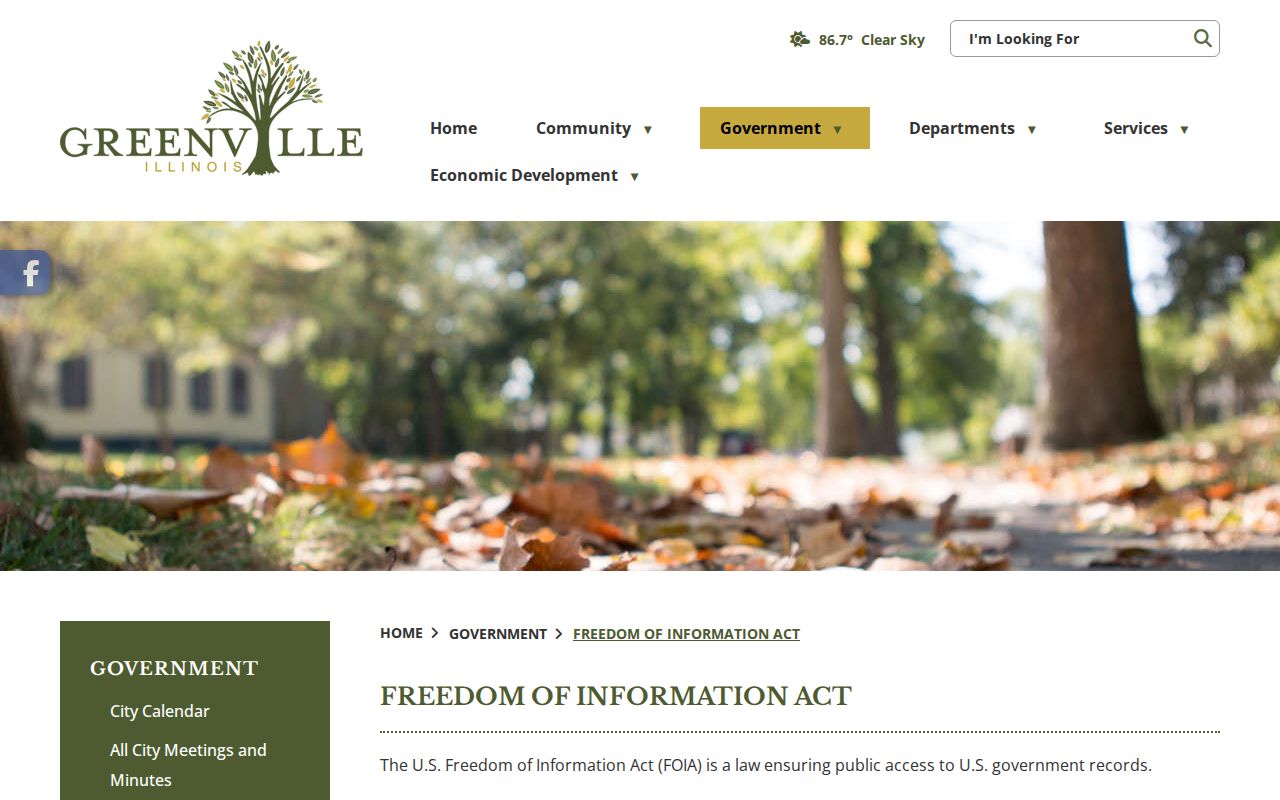 Greenville FOIA instructions for police arrest records